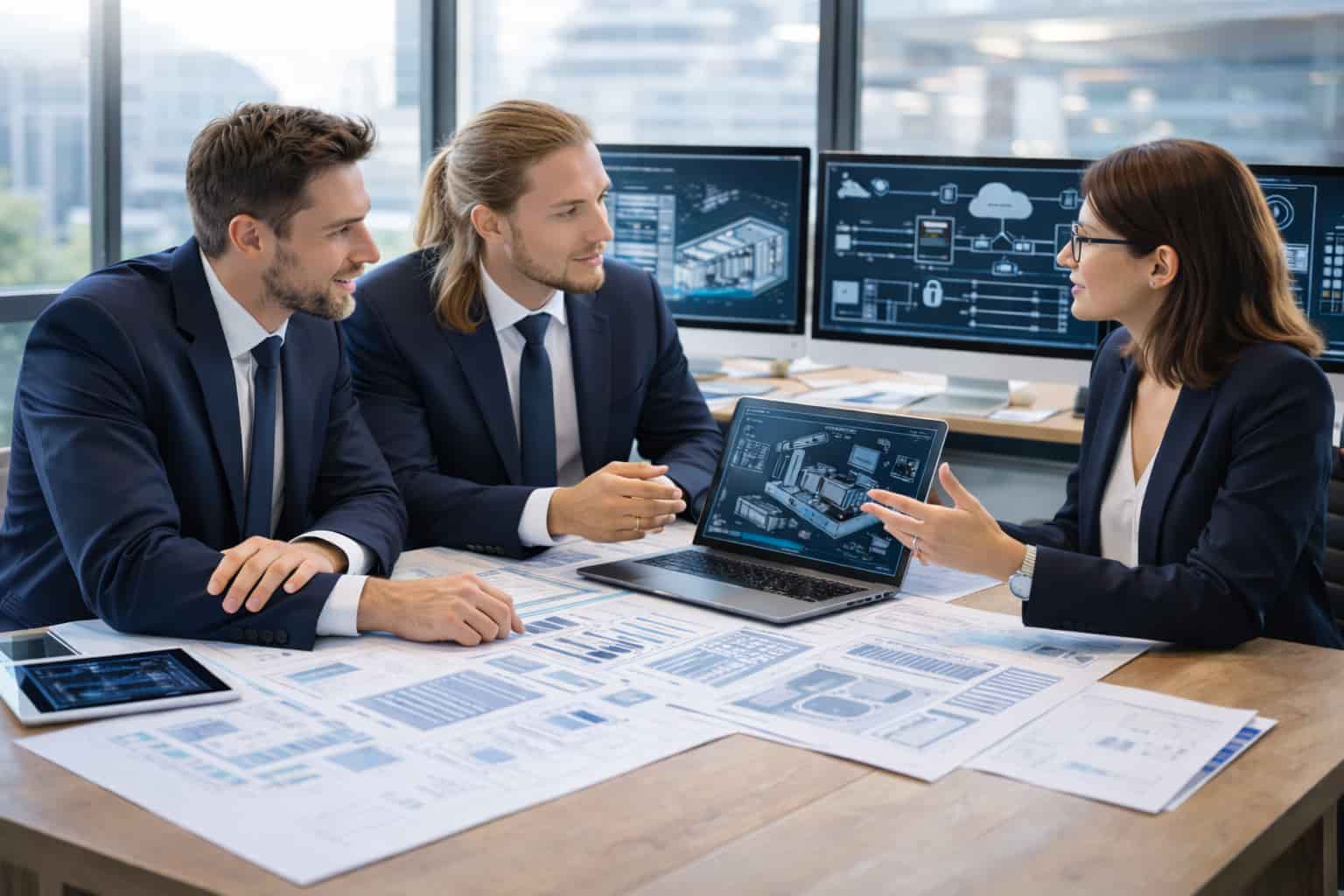 Études d’infrastructures IT et conception d’architectures informatiques en entreprise Experts en architecture IT réalisant des études d’infrastructures informatiques pour des entreprises
